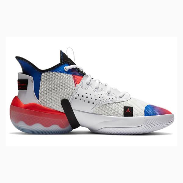 Red / Black / Blue Men's Nike React Elevation PF Basketball Shoes Air Jordan | JD-860KJ