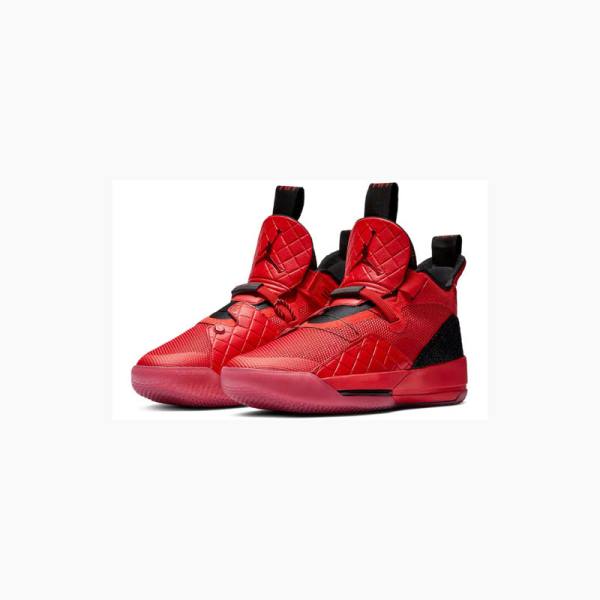 Red / Black Men's Nike PF Basketball Shoes Air Jordan 33 | JD-974HP