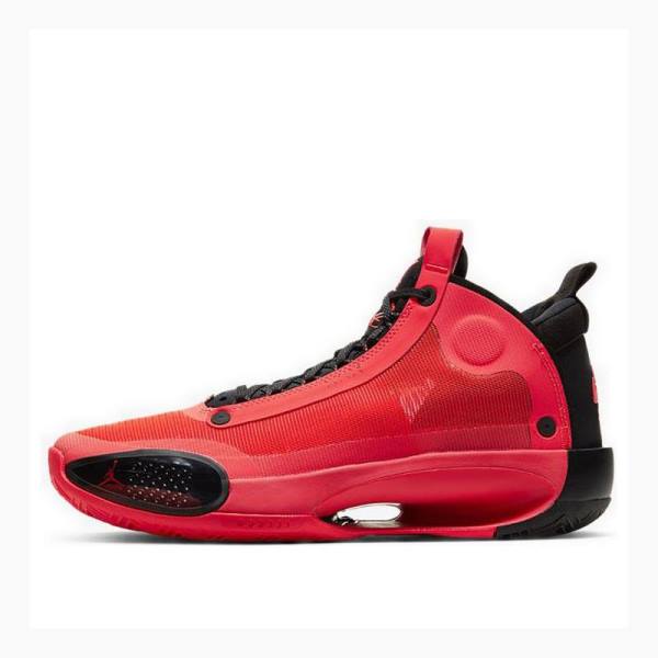 Red / Black Men\'s Nike PF Infrared 23 Basketball Shoes Air Jordan 34 | JD-923WM