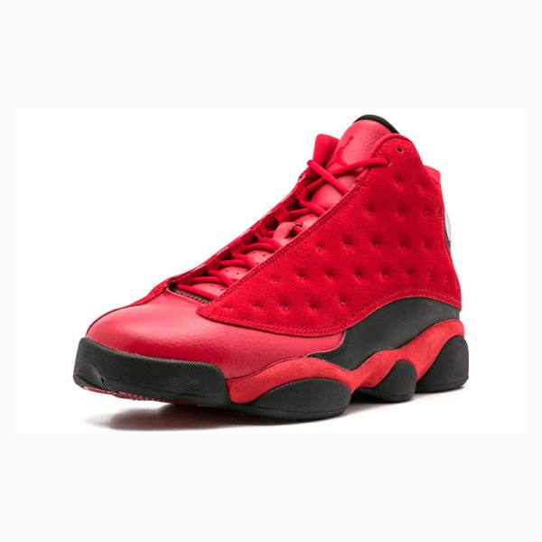 Red / Black Men's Nike Retro Chinese Singles Day Basketball Shoes Air Jordan 13 | JD-680VW