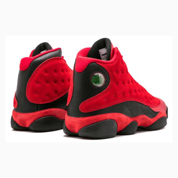 Red / Black Men's Nike Retro Chinese Singles Day Basketball Shoes Air Jordan 13 | JD-680VW