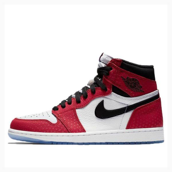 Red / Black Men\'s Nike Retro High OG Origin Story Basketball Shoes Air Jordan 1 | JD-293KL