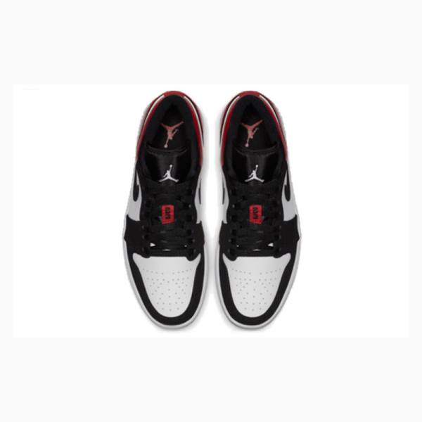 Red / Black Men's Nike Retro Low Sneakers Air Jordan 1 | JD-018NM