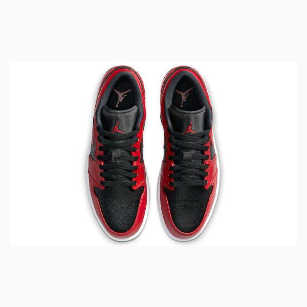 Red / Black Men's Nike Retro Low Sneakers Air Jordan 1 | JD-523QO