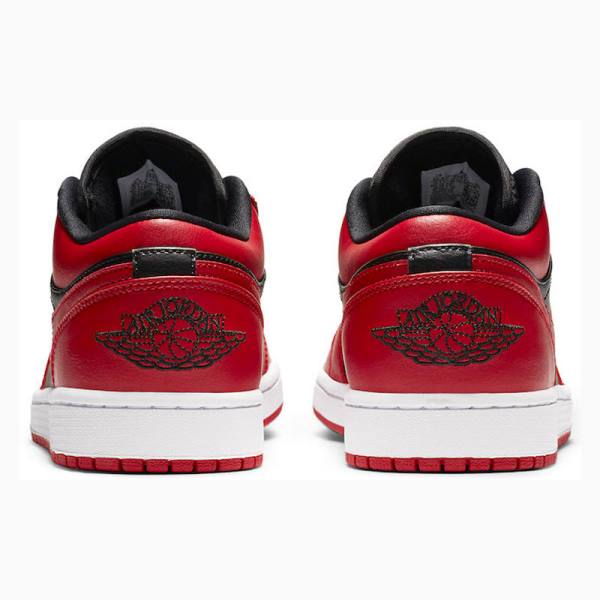 Red / Black Men's Nike Retro Low Sneakers Air Jordan 1 | JD-523QO