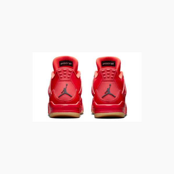 Red Women's Nike Retro Fire Basketball Shoes Air Jordan 4 | JD-718MK