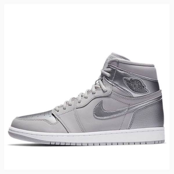 Silver Men\'s Nike Retro High OG CO Japan Basketball Shoes Air Jordan 1 | JD-632CK