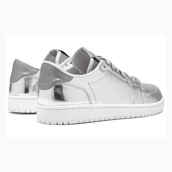 Silver Men's Nike Retro OG Pinnacle Basketball Shoes Air Jordan 1 | JD-415PO