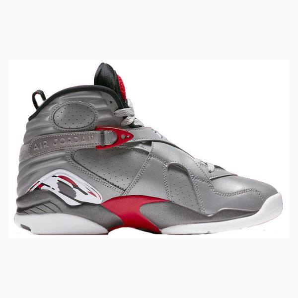 Silver Men's Nike Retro Reflective Bugs Bunny Basketball Shoes Air Jordan 8 | JD-207AC