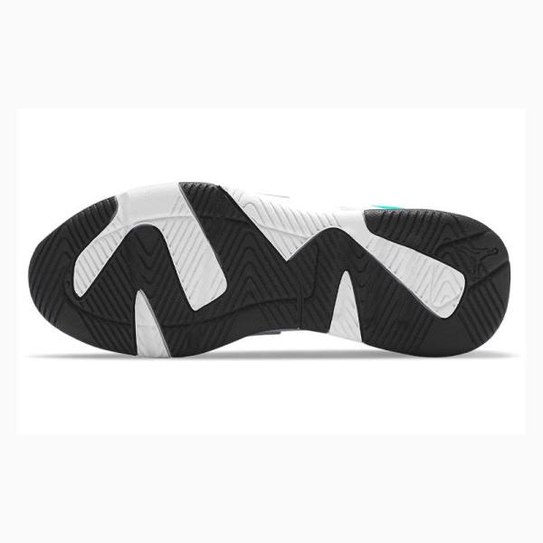 White / Black / Green Men's Nike Air Cadence Running Shoes Air Jordan | JD-671ZD