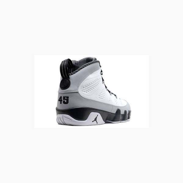 White / Black Men's Nike Retro Birmingham Barons Basketball Shoes Air Jordan 9 | JD-372ZA