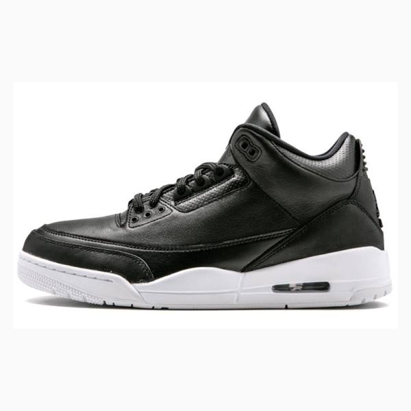 White / Black Men's Nike Retro Cyber Monday Basketball Shoes Air Jordan 3 | JD-923PA