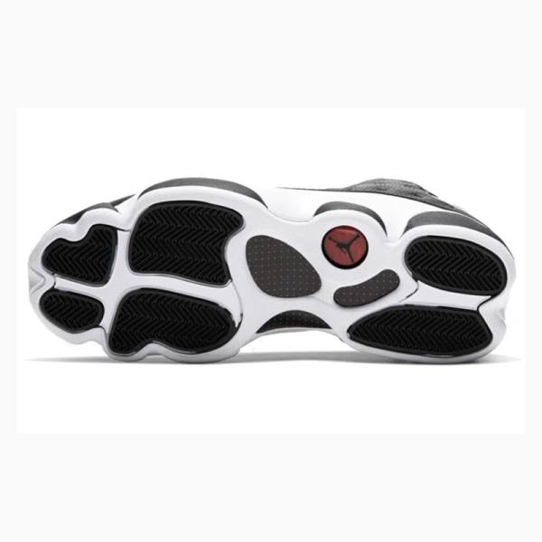 White / Black Men's Nike Retro Reverse He Got Game Basketball Shoes Air Jordan 13 | JD-029AP