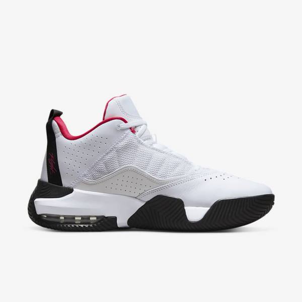 White / Black / Pink Men's Nike Stay Loyal Sneakers Air Jordan | NK371LQF