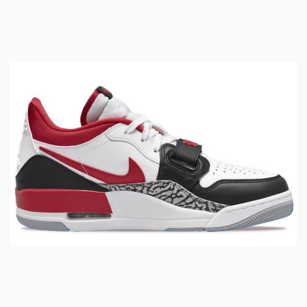 White / Black / Red Men's Nike Legacy 312 Low Sneakers Air Jordan | JD-309NI