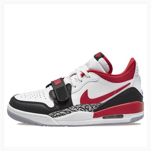 White / Black / Red Men\'s Nike Legacy 312 Low Sneakers Air Jordan | JD-309NI