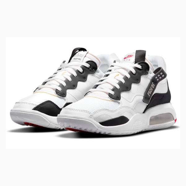 White / Black / Red Men's Nike MA2 Running Shoes Air Jordan | JD-630AP