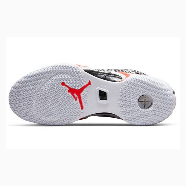 White / Black / Red Men's Nike PF Basketball Shoes Air Jordan 36 | JD-417VY