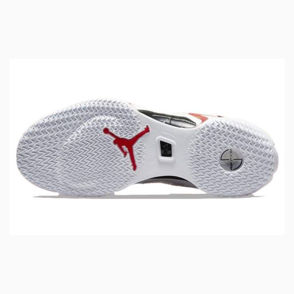 White / Black / Red Men's Nike PF Psychic Energy Unisex Version Basketball Shoes Air Jordan 36 | JD-479ZJ