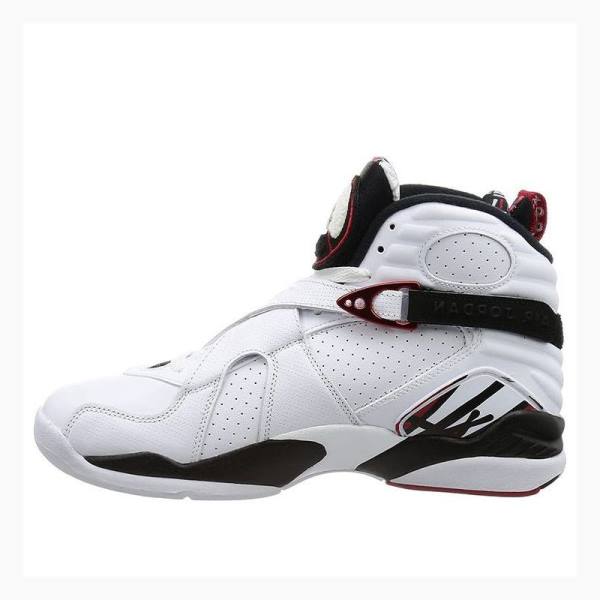 White / Black / Red Men\'s Nike Retro Alternate Basketball Shoes Air Jordan 8 | JD-064QI