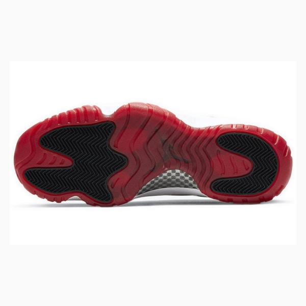 White / Black / Red Men's Nike Retro Low Concord Bred Sneakers Air Jordan 11 | JD-758NL