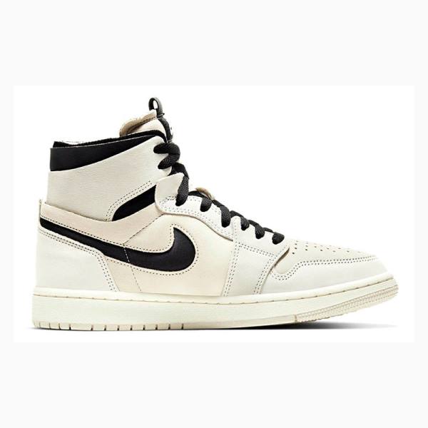 White / Black Women's Nike Zoom Summit Basketball Shoes Air Jordan 1 | JD-967GT