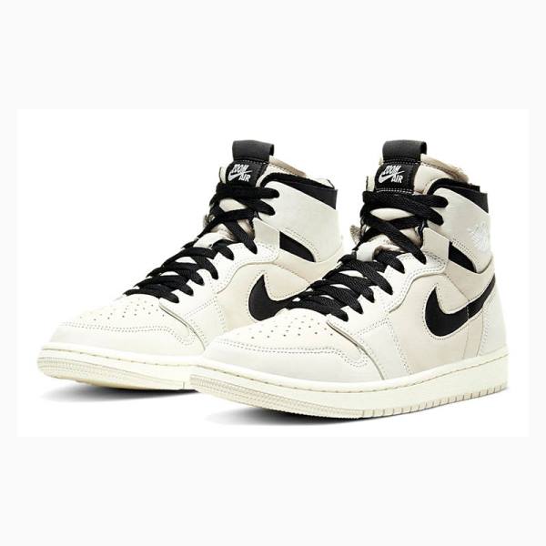 White / Black Women's Nike Zoom Summit Basketball Shoes Air Jordan 1 | JD-967GT