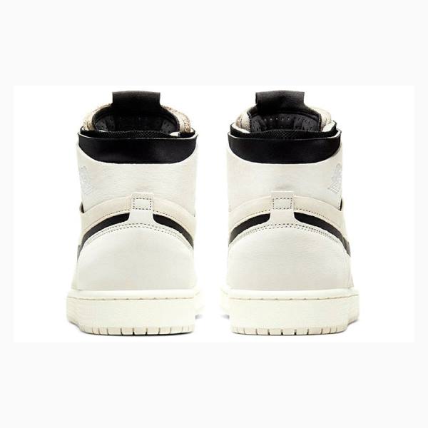 White / Black Women's Nike Zoom Summit Basketball Shoes Air Jordan 1 | JD-967GT