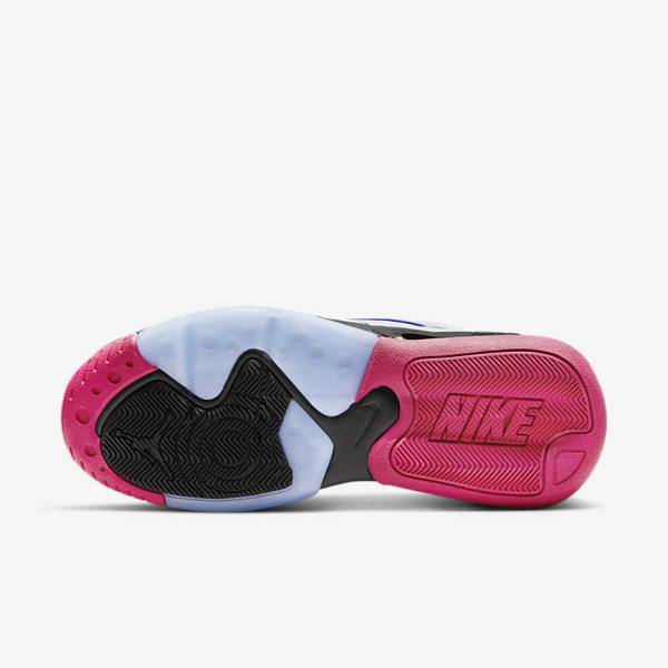 White / Blue / Black / Pink Men's Nike Point Lane Running Shoes Air Jordan | NK937IHJ