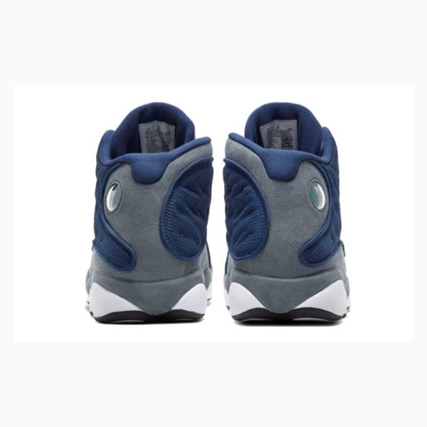 White / Blue / Grey Men's Nike Retro Flint Basketball Shoes Air Jordan 13 | JD-172LI