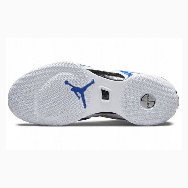 White / Blue Men's Nike PF Basketball Shoes Air Jordan 36 | JD-571YU