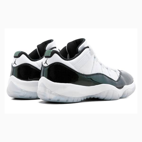 White / Green Men's Nike Retro Low Iridescent Sneakers Air Jordan 11 | JD-289UA