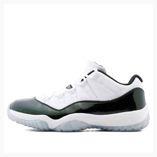 White / Green Men\'s Nike Retro Low Iridescent Sneakers Air Jordan 11 | JD-289UA