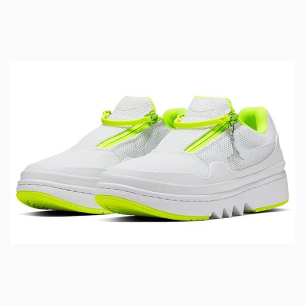 White / Green Women's Nike Jester Low Sneakers Air Jordan | JD-234QB