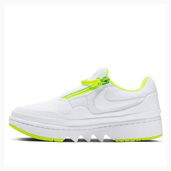 White / Green Women\'s Nike Jester Low Sneakers Air Jordan | JD-234QB