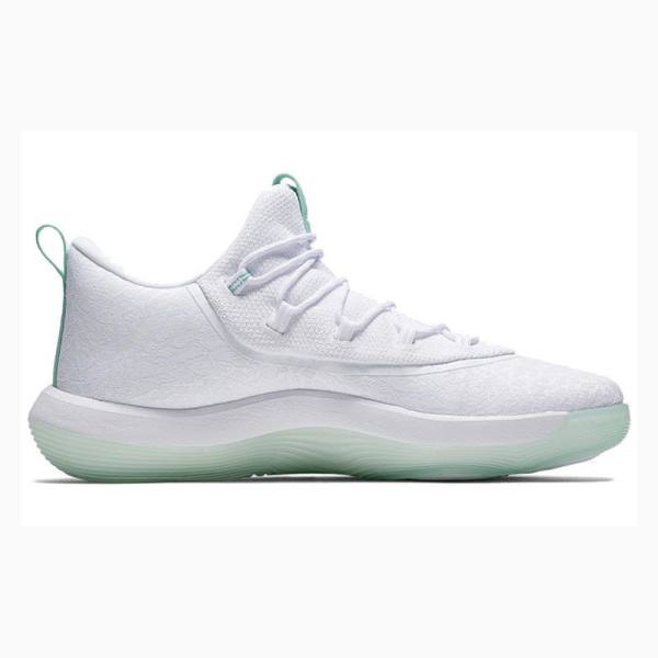 White / Green Women's Nike SuperFly Low PF Sneakers Air Jordan | JD-201IU