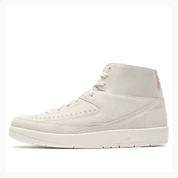 White Men\'s Nike Retro Decon Sail Basketball Shoes Air Jordan 2 | JD-843VS