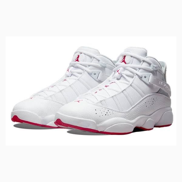 White Men's Nike Rings Basketball Shoes Air Jordan 6 | JD-960BD