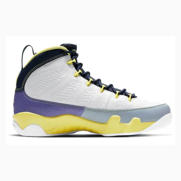 White / Orange / Purple Women's Nike Retro Change The World Basketball Shoes Air Jordan 9 | JD-529TW