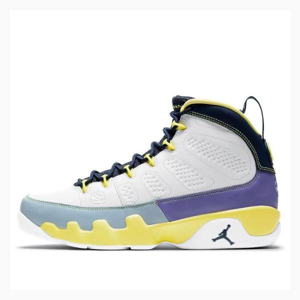 White / Orange / Purple Women\'s Nike Retro Change The World Basketball Shoes Air Jordan 9 | JD-529TW