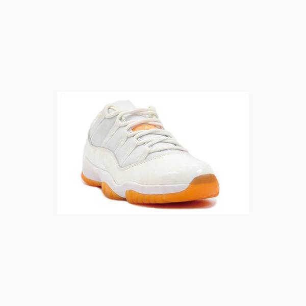 White / Orange Women's Nike Retro Low Citrus 2001 Sneakers Air Jordan 11 | JD-807YE