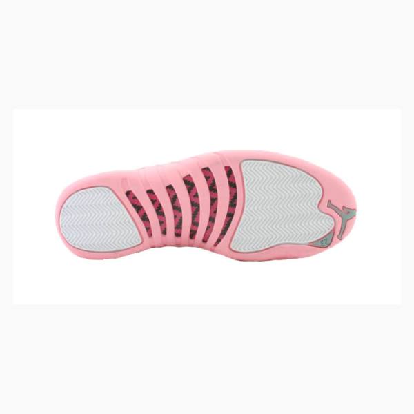 White / Pink Women's Nike Retro Low Sneakers Air Jordan 12 | JD-791ZF