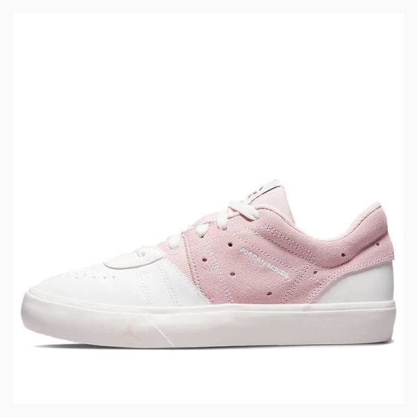 White / Pink Women\'s Nike Series ES Atmosphere Sneakers Air Jordan | JD-186RM