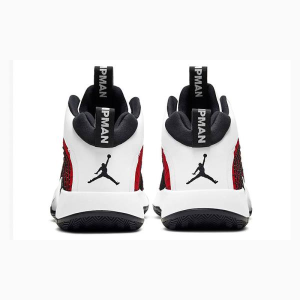 White / Red / Black Men's Nike Jumpman 2021 PF Basketball Shoes Air Jordan | JD-926IS