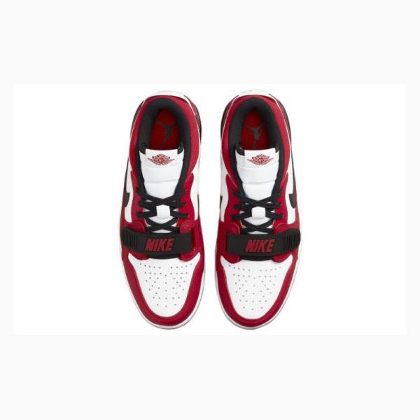 White / Red / Black Men's Nike Legacy 312 Low Chicago Sneakers Air Jordan | JD-856UA