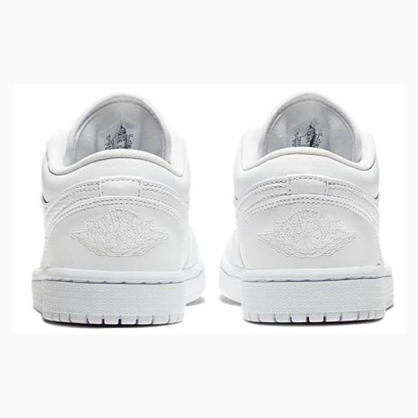 White Women's Nike Low Triple Sneakers Air Jordan 1 | JD-291XB