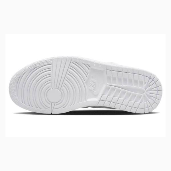 White Women's Nike Low Wmns Quilted Sneakers Air Jordan 1 | JD-754LJ