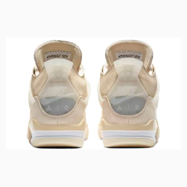 White Women's Nike Retro Basketball Shoes Air Jordan 4 | JD-457DW