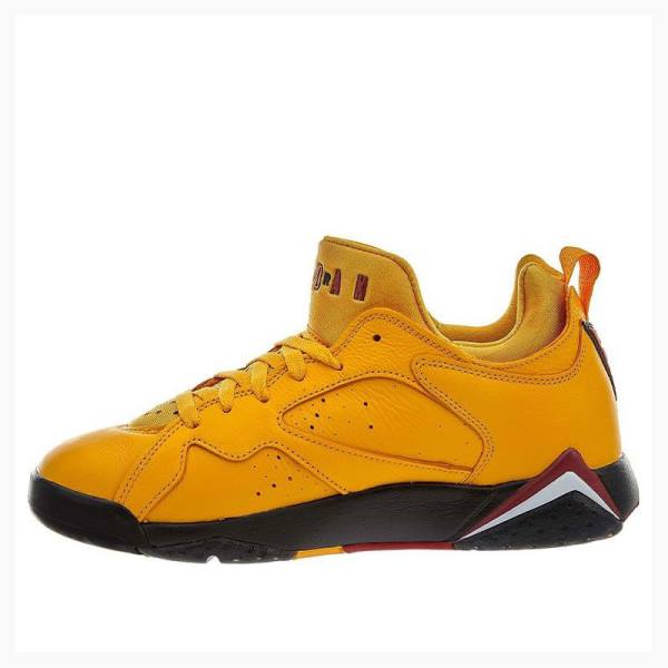 Yellow Men\'s Nike Low NRG Taxi Sneakers Air Jordan 7 | JD-018YQ