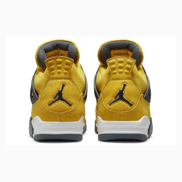 Yellow Men's Nike Retro Lightning Basketball Shoes Air Jordan 4 | JD-134VB